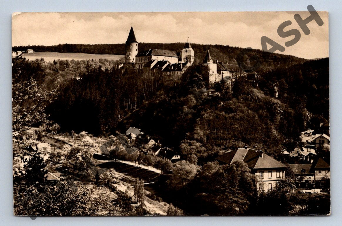 Pohlednice hrad Křivoklát ČSR 1954 (M502)