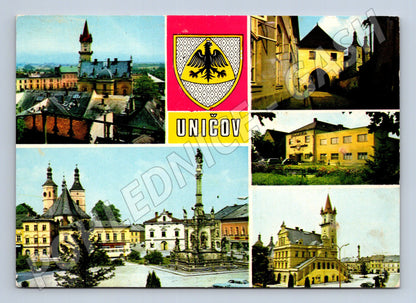 Pohlednice Uničov historická koláž (M5020)