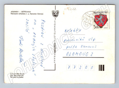 Postcard Jeseníky Mountains Dětřichov (M5022)