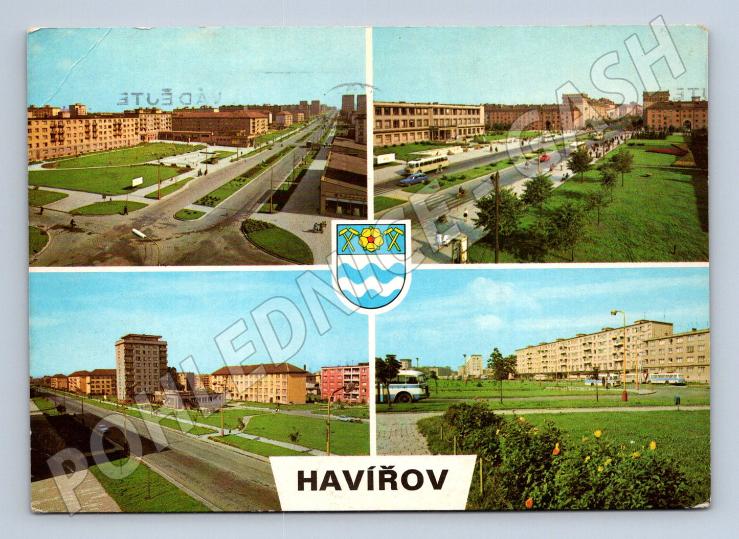 Postcard Havířov multiple shots (M5033)