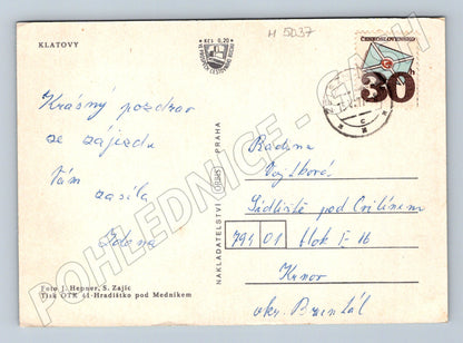 Postcard Klatovy collage (M5037)