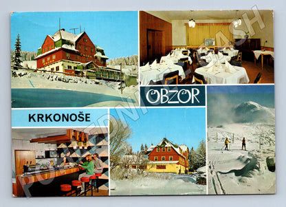 Pohlednice Krkonoše Obzor pod Sněžkou (M5039)