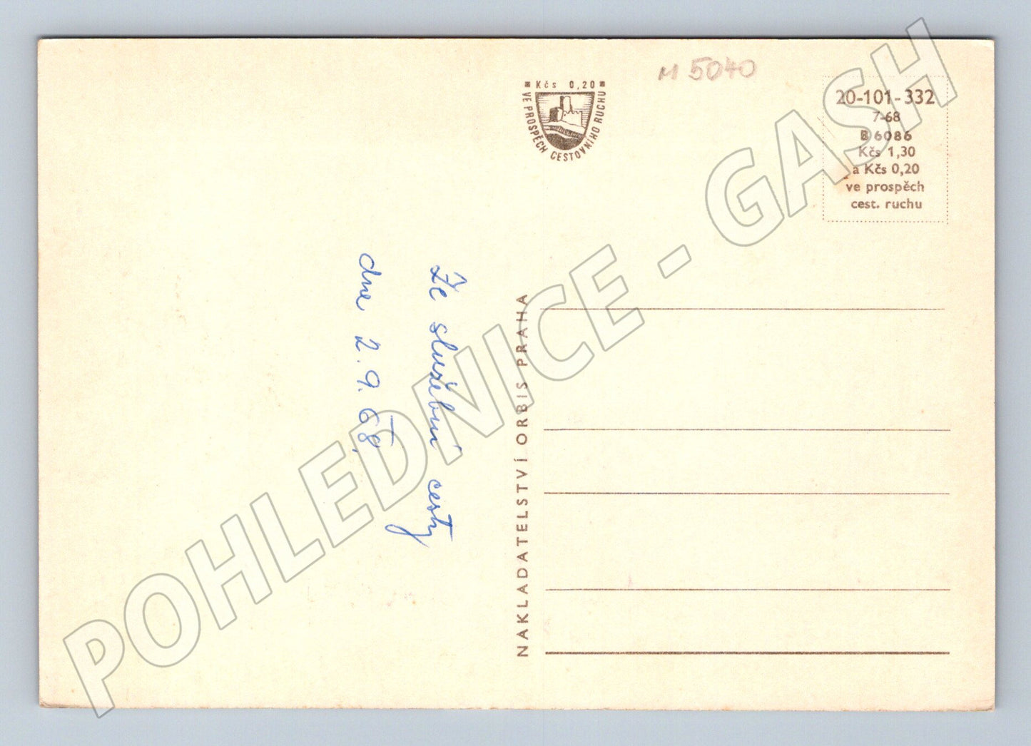 Postcard Šumperk, period (M5040)