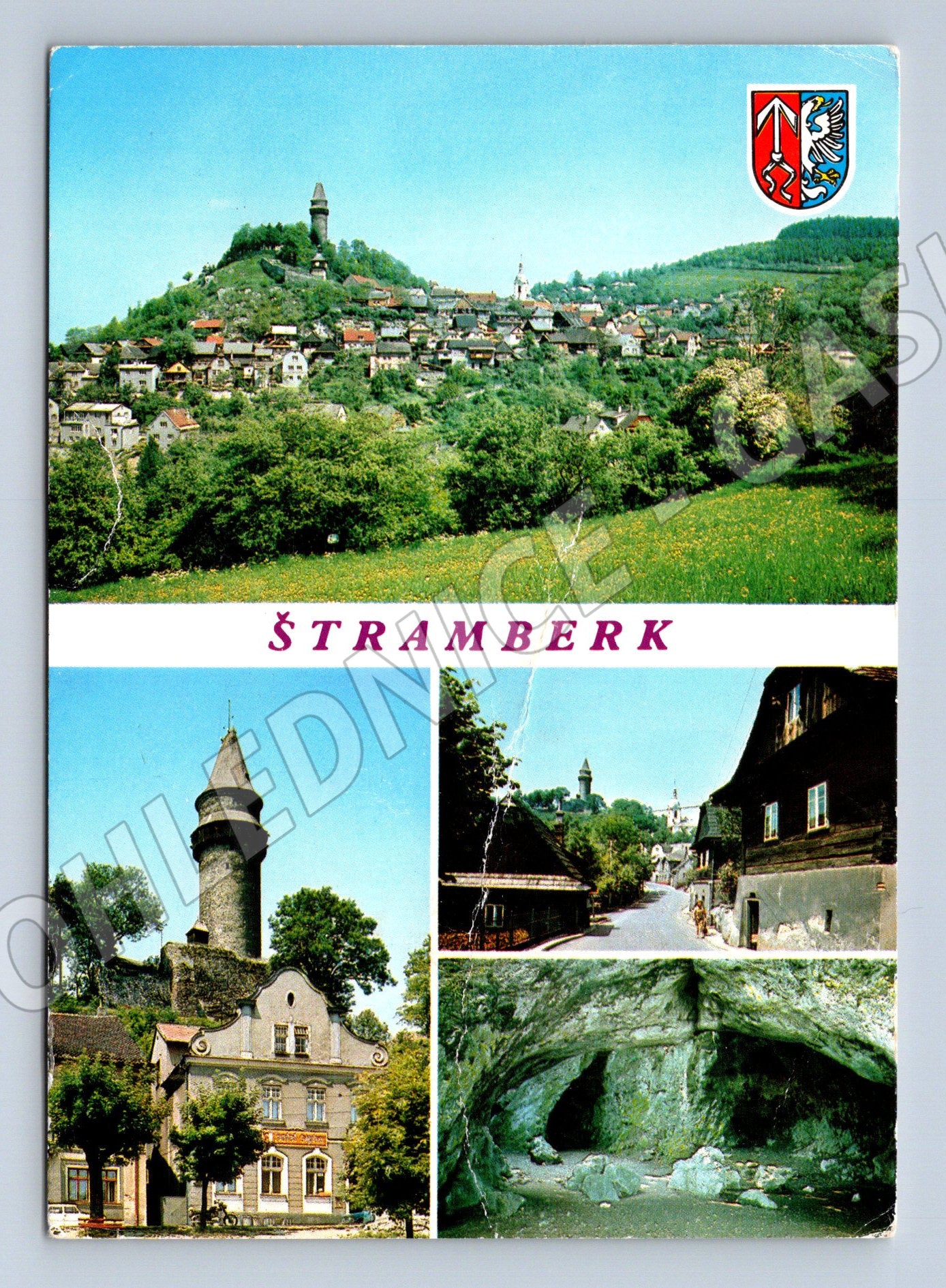 Postcard Štramberk Trumpet and Arrow (M5044)