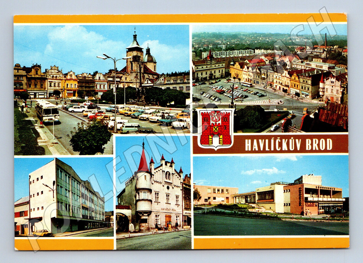 Pohlednice Havlíčkův Brod koláž panorama (M5048)