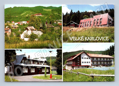 Postcard Velké Karlovice, Vsetín district (M5050)