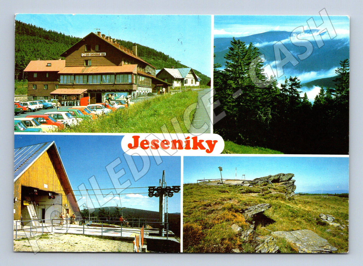 Postcard Jeseníky Mountains Červenohorské saddle (M5053)