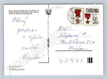 Postcard Jeseníky Mountains Červenohorské saddle (M5053)