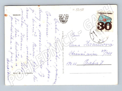 Postcard Hejnice Orbis Church (M5058)