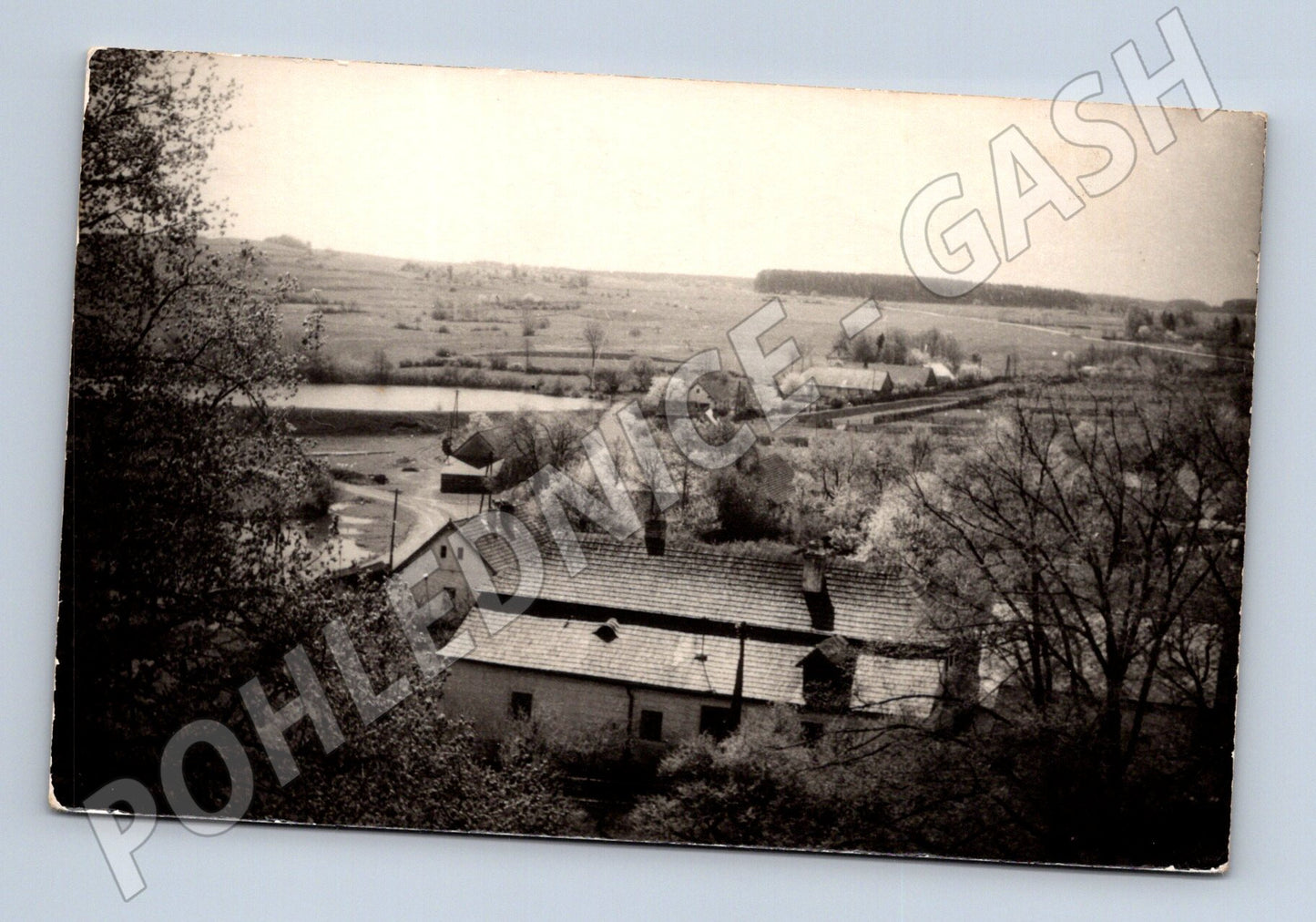 Postcard Czech village landscape (M5059)