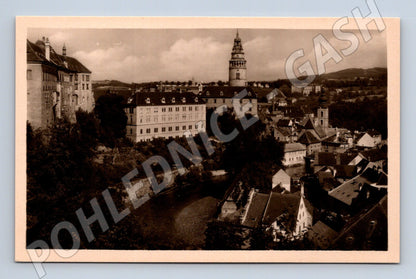 Postcard Český Krumlov castle Orbis (M5064)