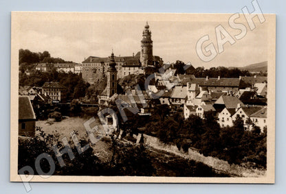 Postcard Český Krumlov castle and center (M5068)