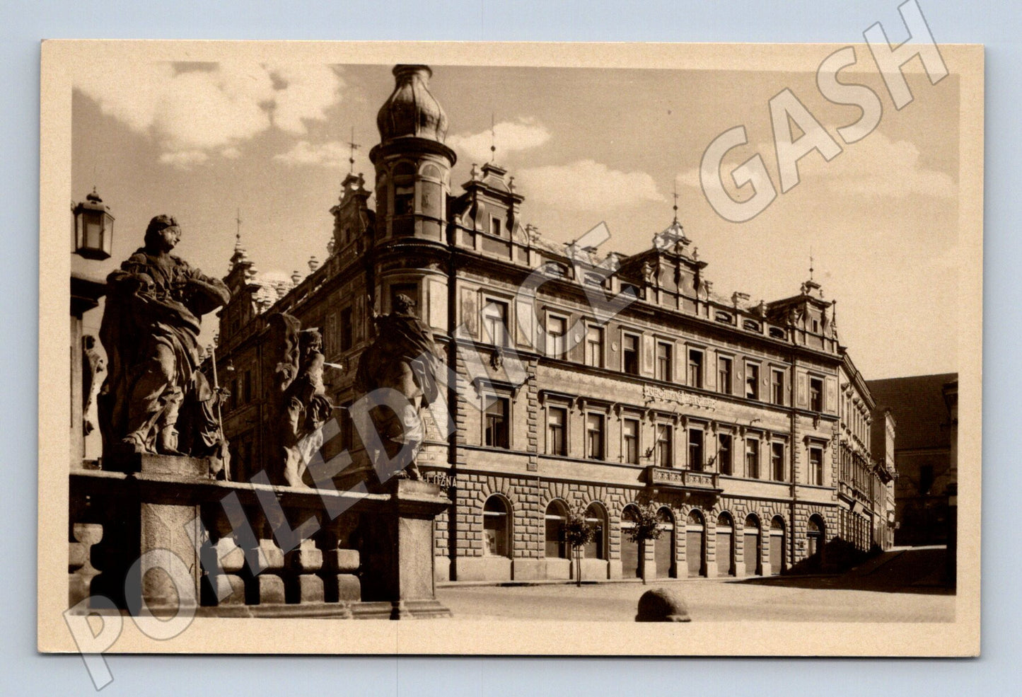 Postcard Písek National Insurance Company (M5072)