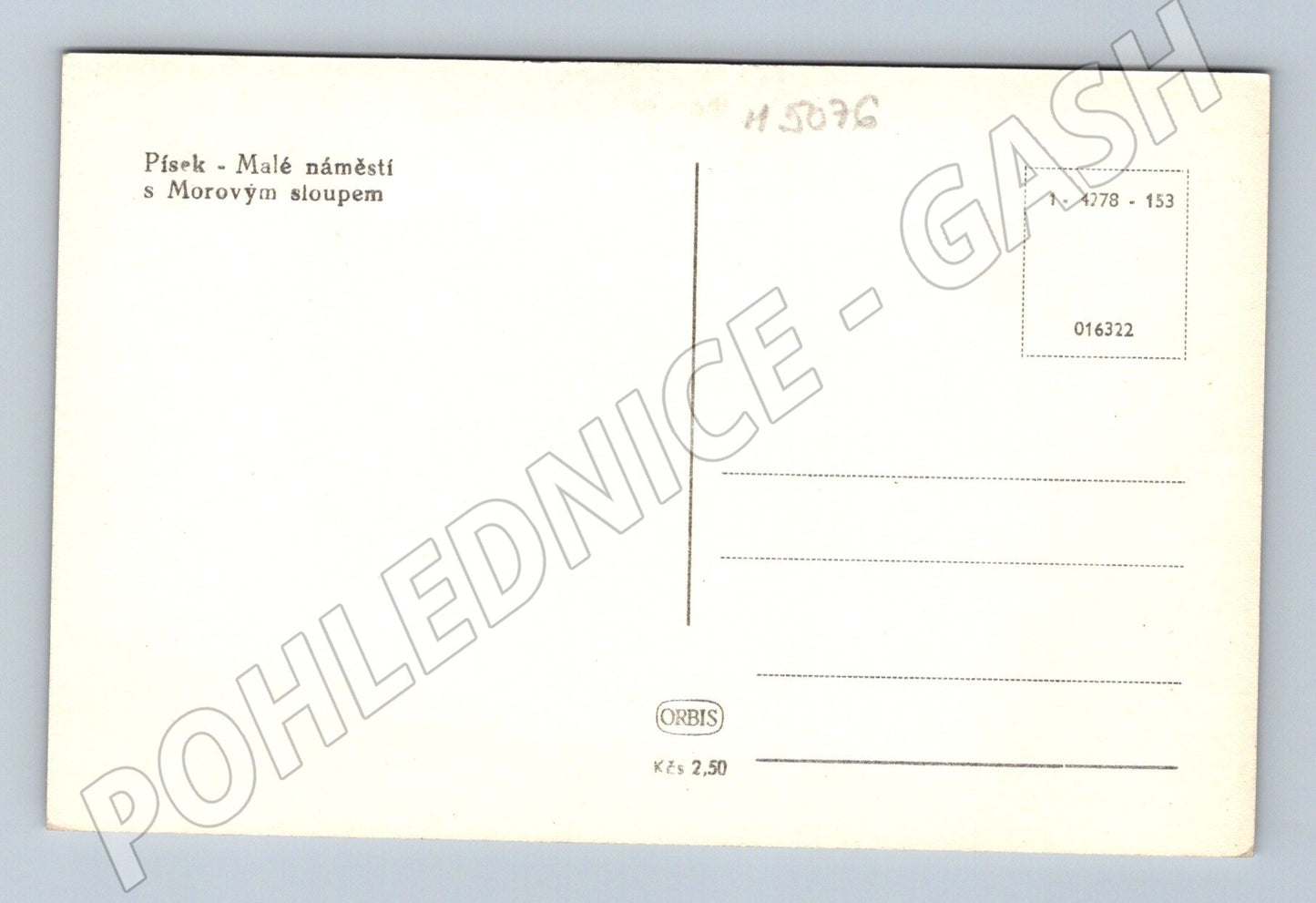Pohlednice Písek Malé náměstí (M5076)