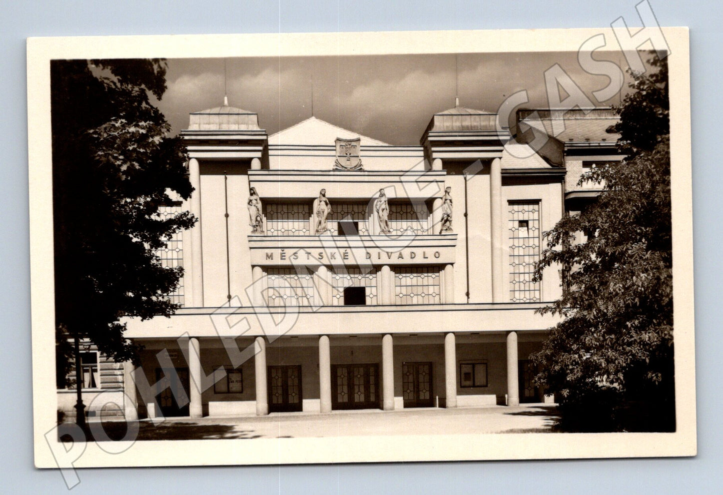 Postcard Písek City Theatre (M5077)