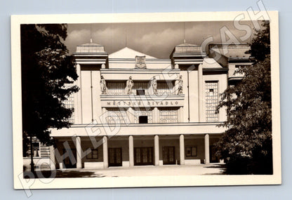 Postcard Písek City Theatre (M5077)