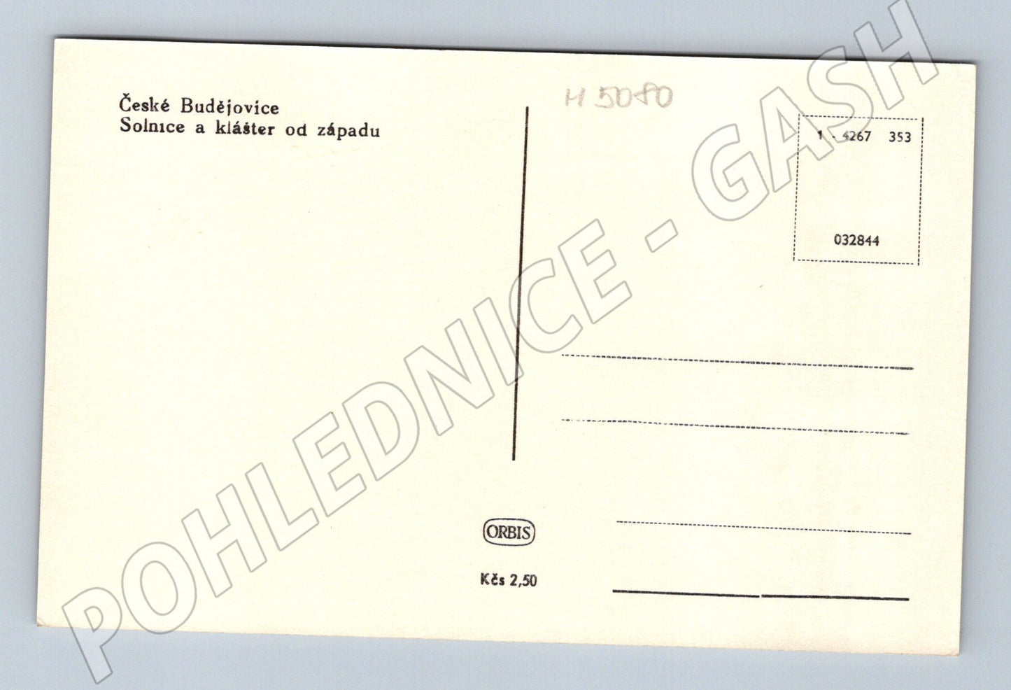 Pohlednice České Budějovice Solnice (M5080)