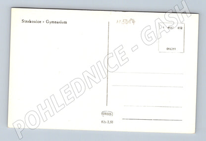 Postcard Strakonice grammar school (M5084)