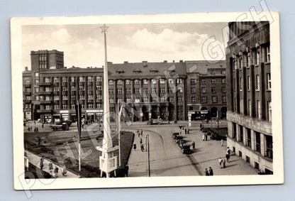 Postcard Ostrava historical square (M5085)