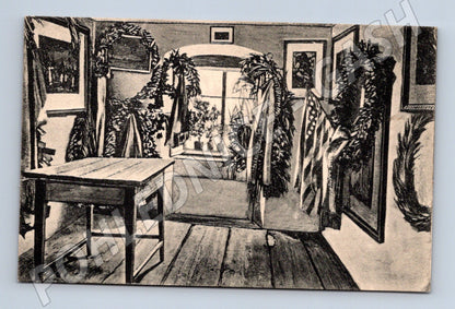 Postcard Husinec, Jan Hus's room (M5092)