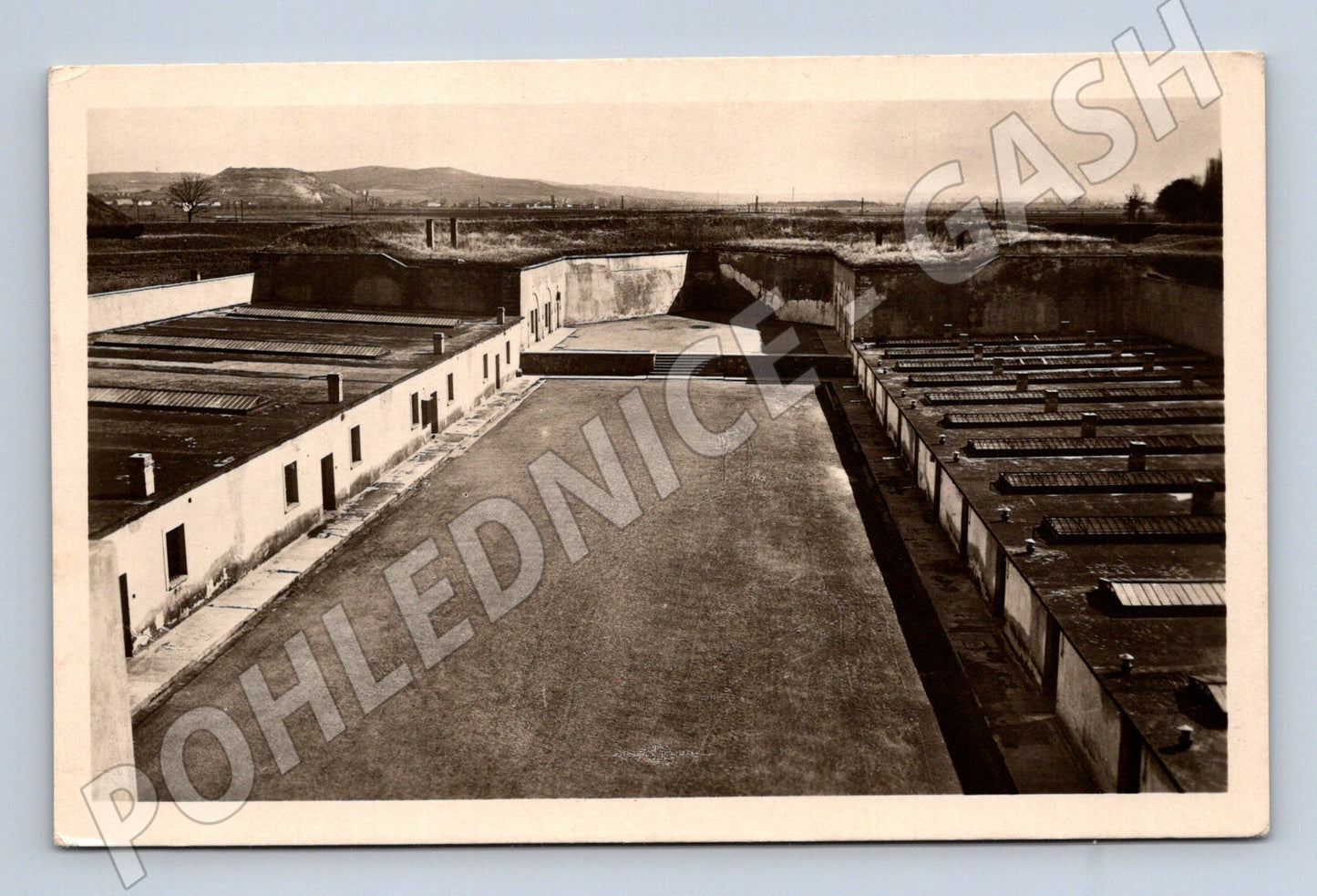 Postcard Terezín Small Fortress Fourth Courtyard (M5102)