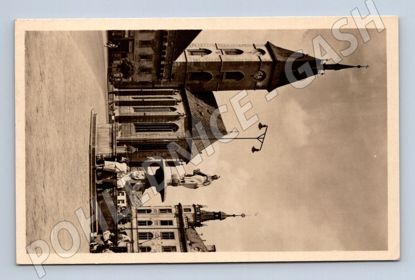 Postcard Vodňany Gottwald Square (M5108)
