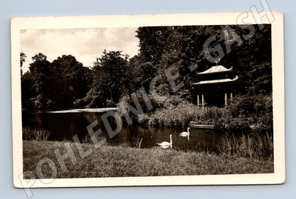Postcard Kroměříž Castle Garden (M5116)
