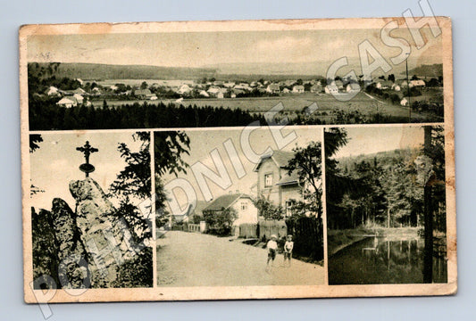 Pohlednice M. Chlumec víceobrázková (M5121)