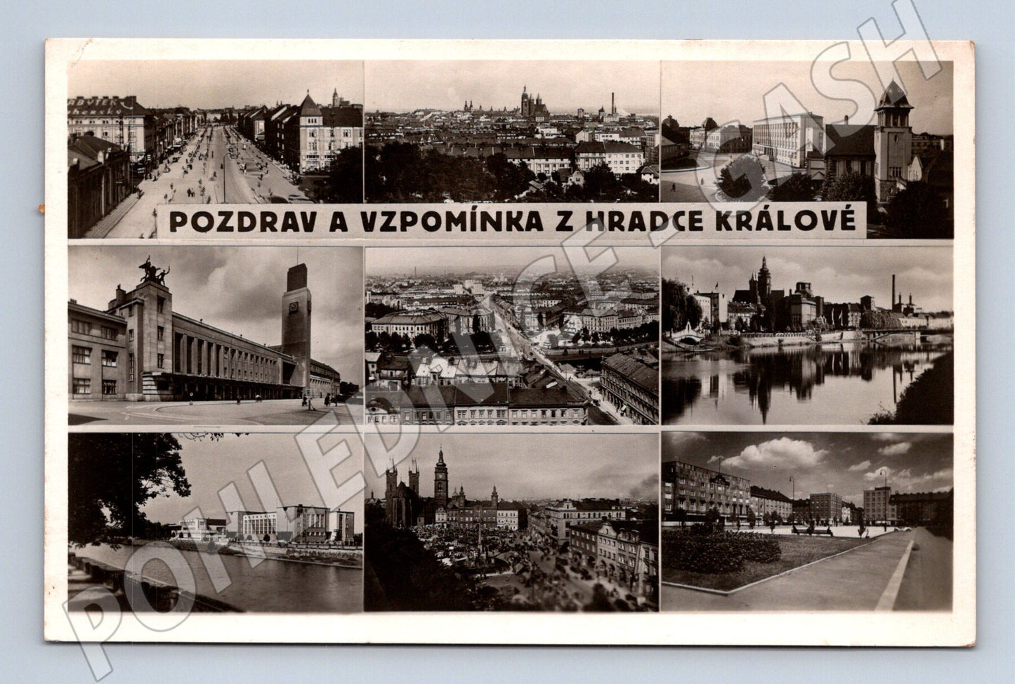 Pohlednice Hradec Králové pozdrav (M5122)