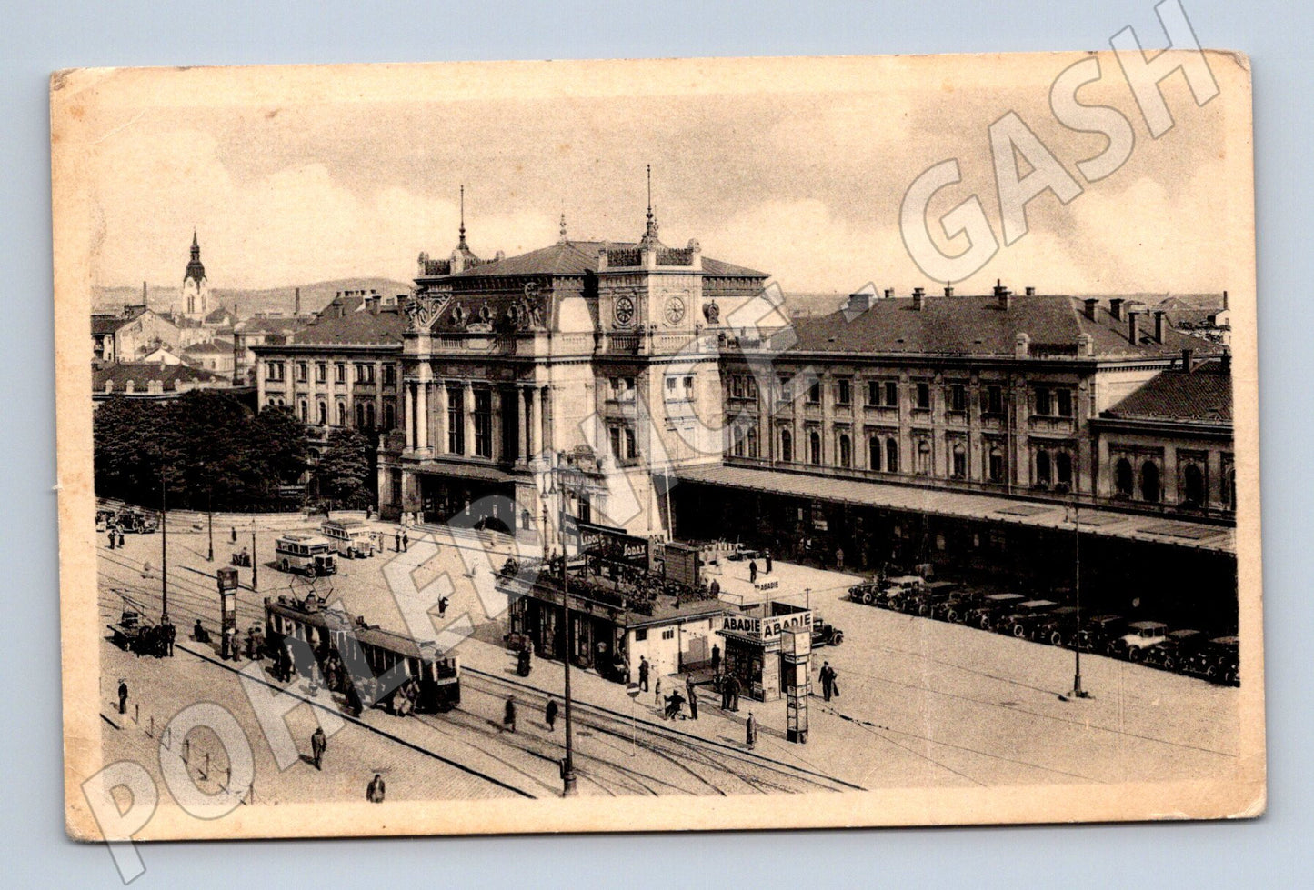 Pohlednice Brno hlavní nádraží tramvaje (M5131)