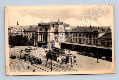 Pohlednice Brno hlavní nádraží tramvaje (M5131)