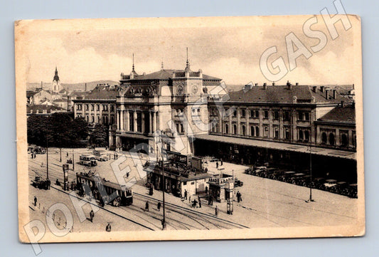 Pohlednice Brno hlavní nádraží tramvaje (M5131)