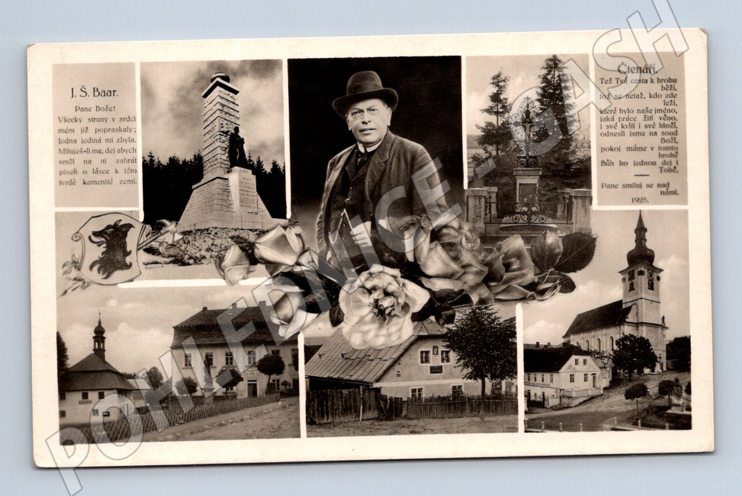 Postcard Klenčí pod Čerchovem J. Š. Baar (M5135)