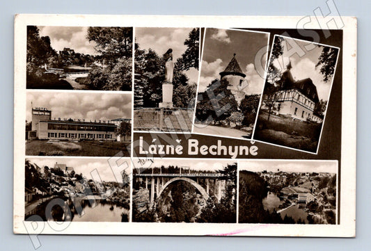 Pohlednice Lázně Bechyně více pohledů (M5136)