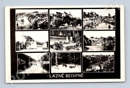 Postcard Bechyně spa collage (M5137)