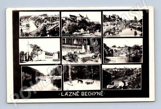 Pohlednice Bechyně lázně koláž (M5137)