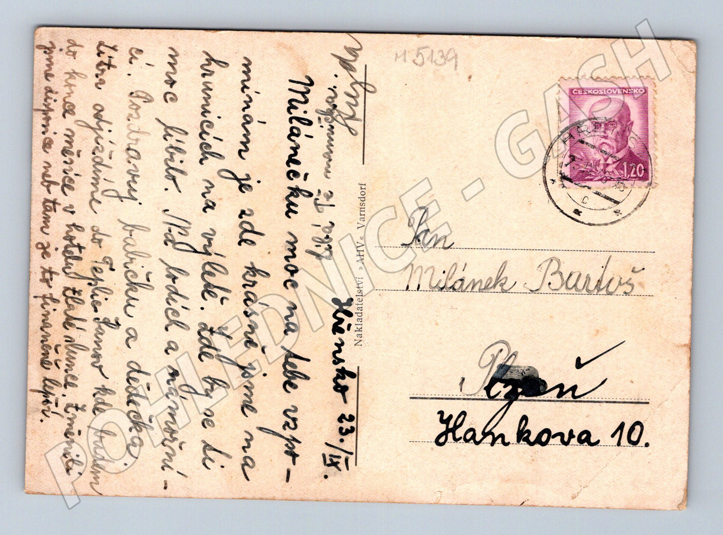 Postcard Bohemian Switzerland collage (M5139)