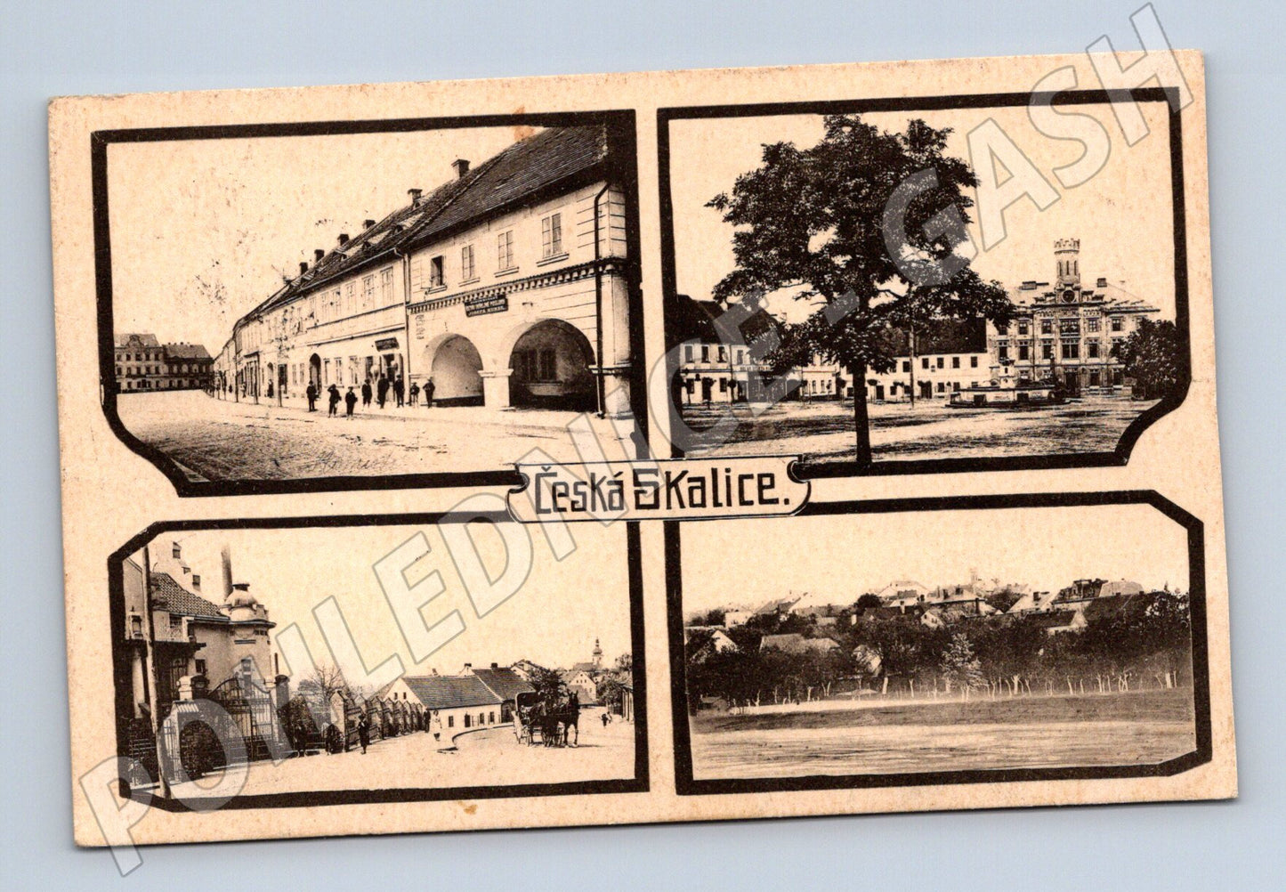 Postcard Česká Skalice multiple shots (M5142)