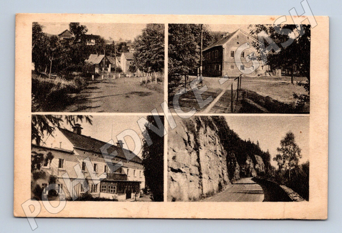 Pohlednice Všemily Děčín koláž (M5143)