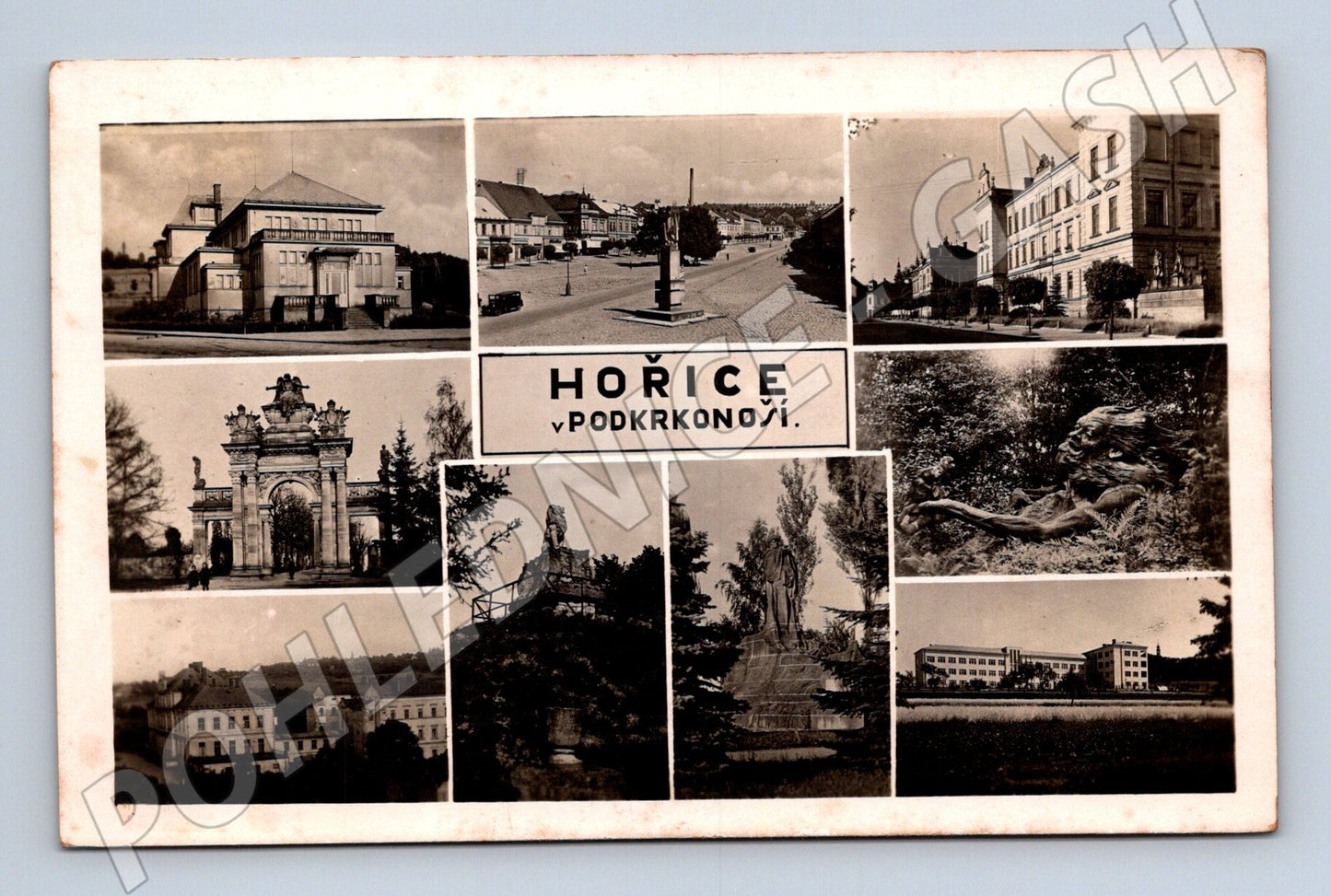 Postcard Hořice in Podkrkonoší, historical (M5144)