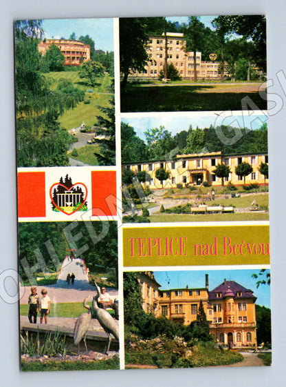 Postcard Teplice nad Bečvou spa town (M5148)
