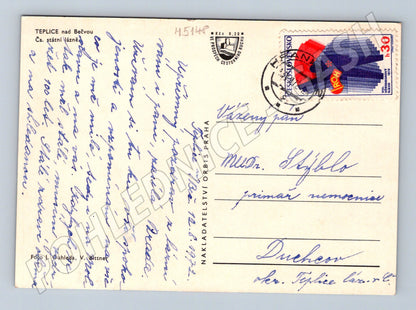 Postcard Teplice nad Bečvou spa town (M5148)