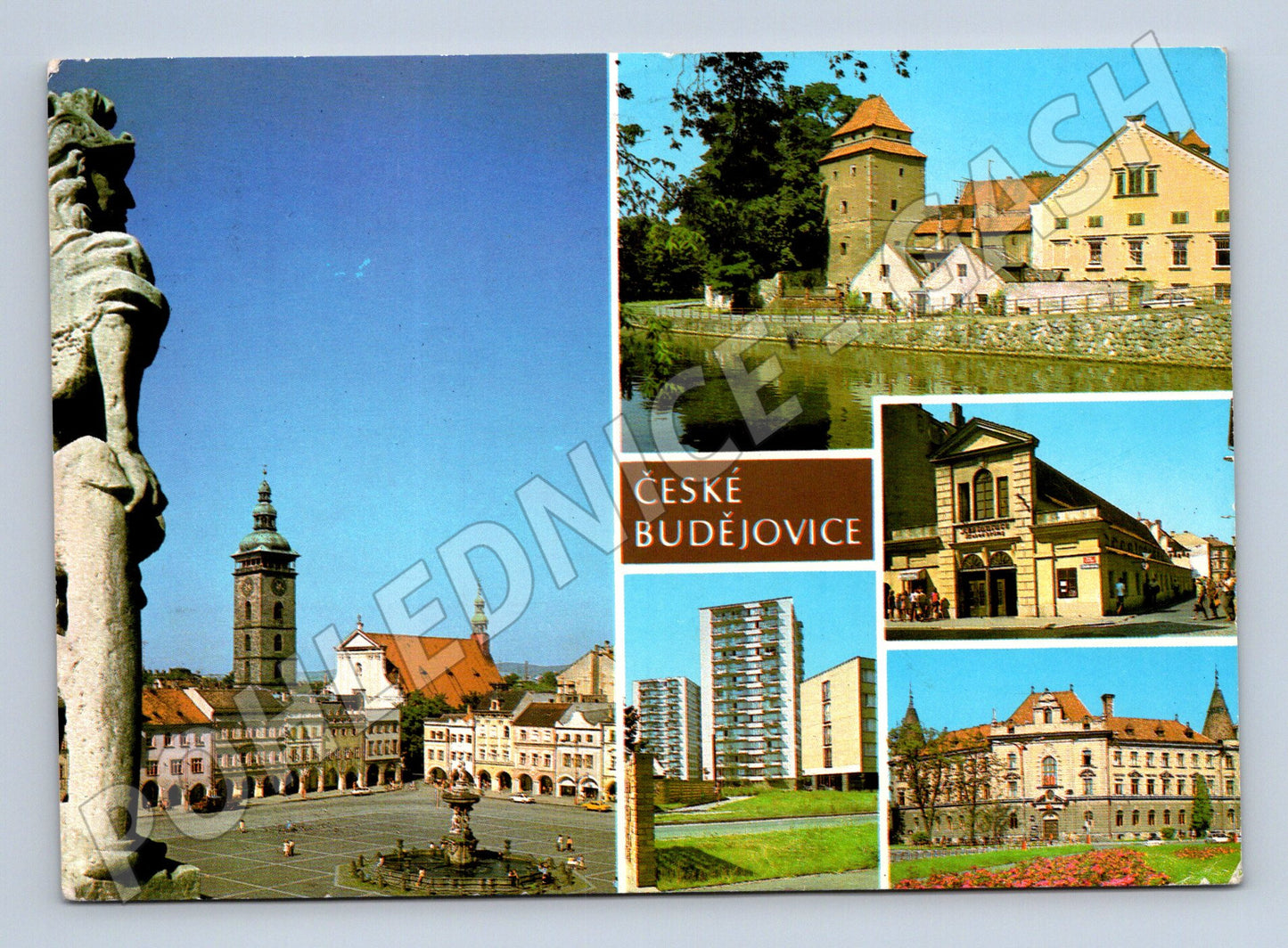 Pohlednice České Budějovice koláž ČSSR (M5153)