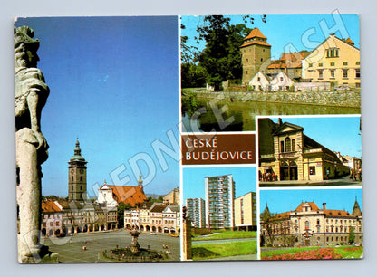 Pohlednice České Budějovice koláž ČSSR (M5153)