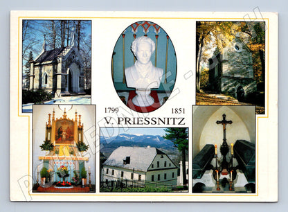 Pohlednice Lázně Jeseník Priessnitzův dům (M5154)