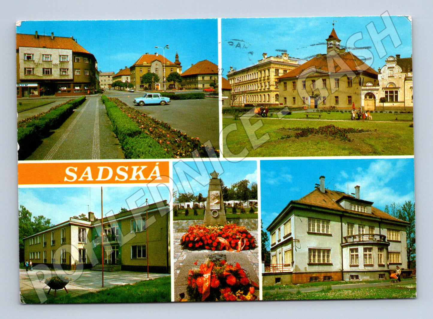 Postcard Sadská historical motifs (M5156)