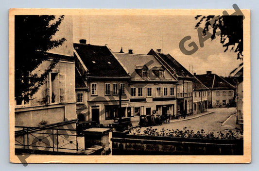 Pohlednice Mimoň 1949 černobílá (M516)