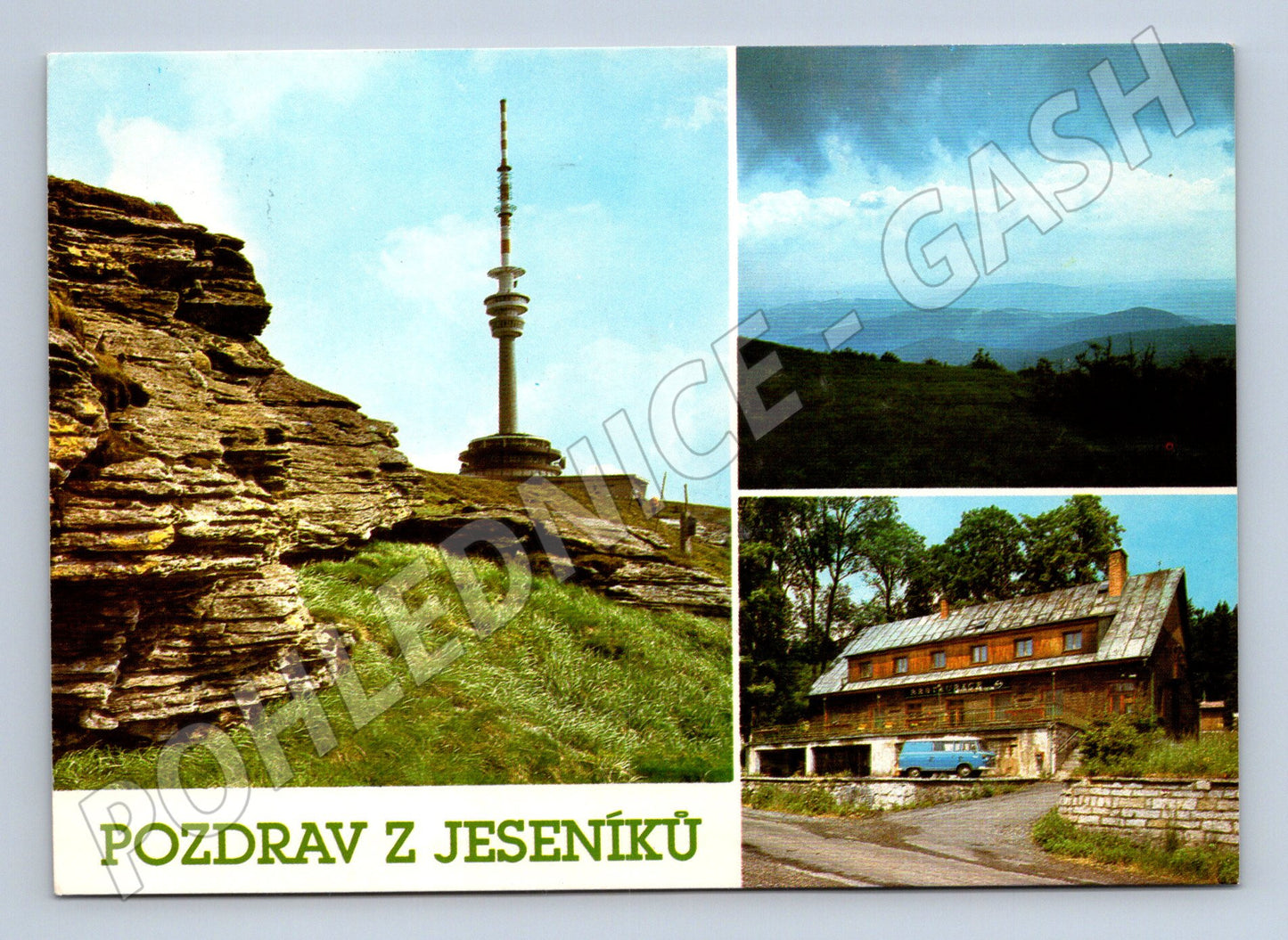 Postcard Jeseníky Praděd old (M5160)