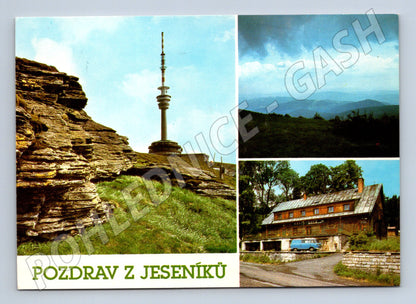 Postcard Jeseníky Praděd old (M5160)