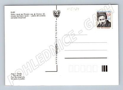 Postcard Dubí State Spa Chateau (M5164)